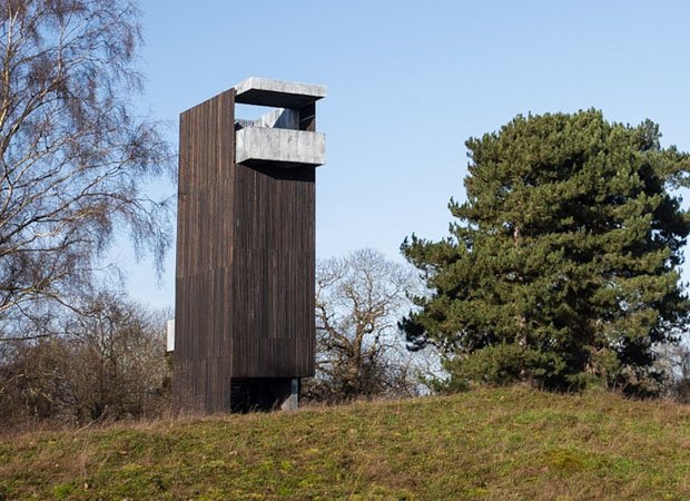 Visual Concrete tower design completed and view from a distance